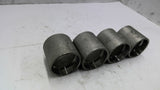 1 1/2" Stainless Steel Pipe Coupling Lot of 4