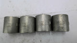 1 1/2" Stainless Steel Pipe Coupling Lot of 4