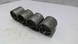 1 1/2" Stainless Steel Pipe Coupling Lot of 4