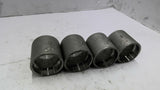 1 1/2" Stainless Steel Pipe Coupling Lot of 4