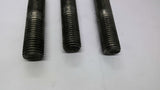 Double Ended Stud Bolts 1" Lot of 3