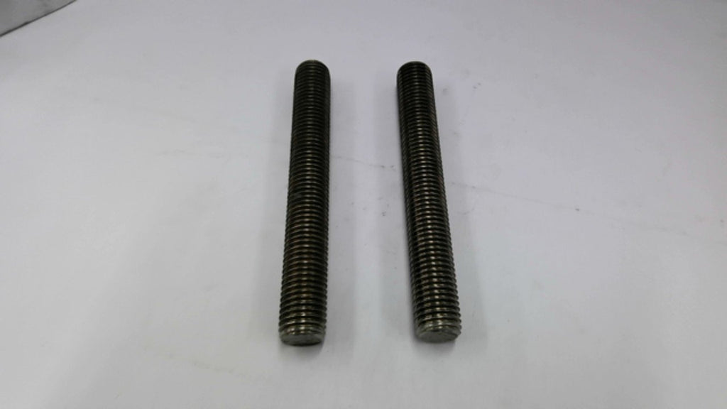 Stainless Steel Thread Rod 1" x 8 1/2" Lot of 2