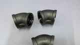 Merit Brass 0615203 2" SW 150 PS 45 Elbow Set Of 3