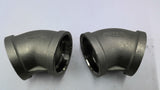 Merit Brass 0615203 2"SW 150 PS 45 Elbow Set Of 2