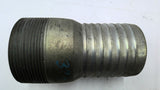 Stainless Steel Nipple MNPTX Hose Bar 3"