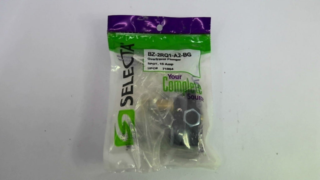 Selecta BZ-2RQ1-A2-BG Overtravel Plunger 15AMP 125-250/480VAC 1/8HP