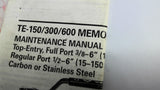 Velan TE600 1/2" Ball Valve Seal Kit