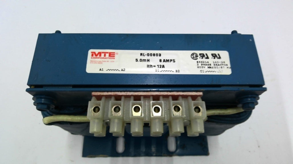 MTE RL-00803 3 Phase line Reactor 5.0MH 8 Amp