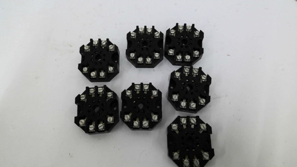 Custom Connector RB08 8-Pin Relay Socket Lot Of 7