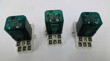 Midtex Ameco 157-23T2L0 Relay With Socket Base 120V 50/60HZ 10A 1/3HP Lot Of 3