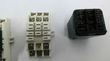 Midtex Ameco 157-23T2L0 Relay With Socket Base 120V 50/60HZ 10A 1/3HP Lot Of 3