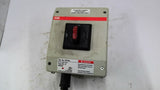 ABB E0T45 Enclosed Rotary Disconnect Safety Switch 60A 600 Vac 3R 12
