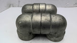 2" AI82F316L 90 Degree Industrial Pipe Elbow