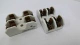 Bussman 429P Porcelain Fuse Holder Double Unit 60AMP 250V Lot Of 2