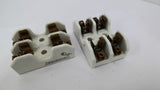 Bussman 429P Porcelain Fuse Holder Double Unit 60AMP 250V Lot Of 2