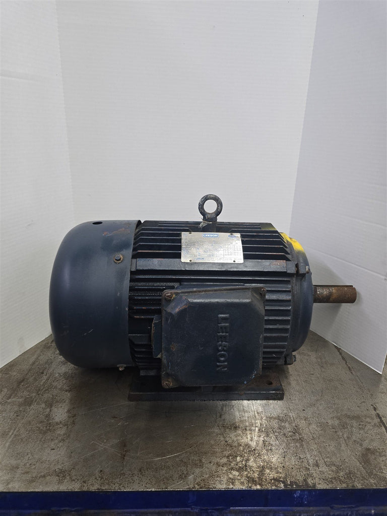 Leeson G150007.60 20 HP AC Motor 1800 RPM 4P 208-230/460 Volts 256T Frame