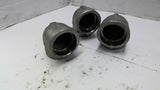 90-Degree Threaded Pipe Elbow Lot of 3