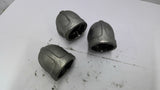90-Degree Threaded Pipe Elbow Lot of 3