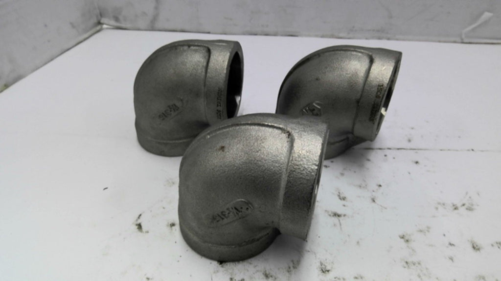 90-Degree Threaded Pipe Elbow Set of 3