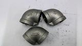 90-Degree Threaded Pipe Elbow Set of 3