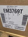 Baldor EM3769T 7.5 HP AC Motor 230/460 Volts 3600 RPM 2P 213T Frame TEFC