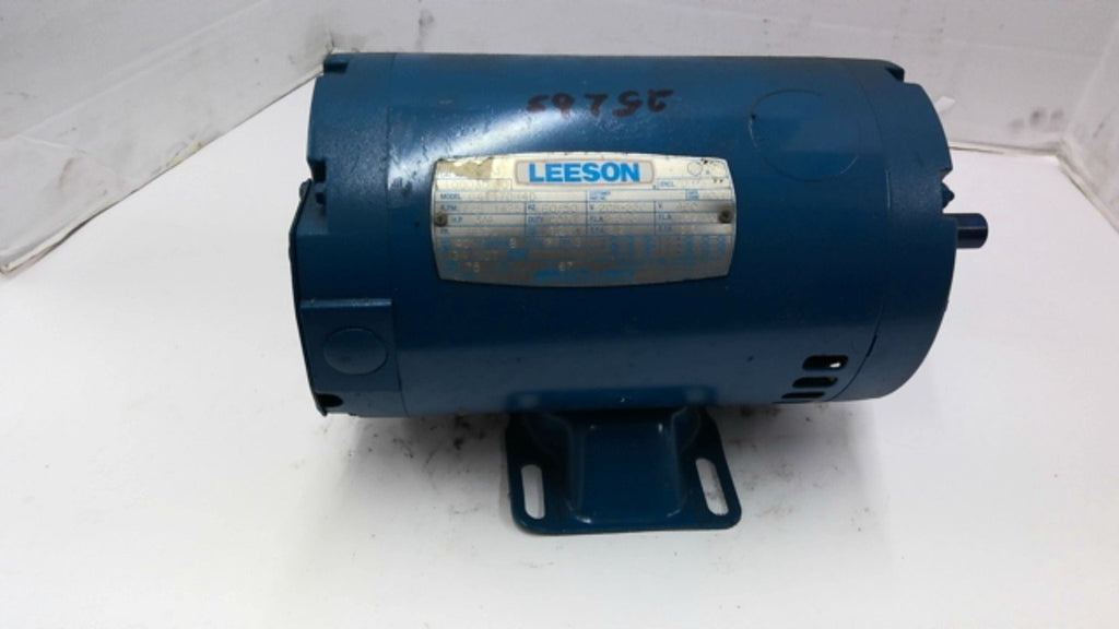 Leeson 100030.00 3/4HP AC Motor 1200RPM 6P 56Fr 208-230/460V