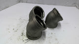 MB-CF8M 45-Degree Elbow Pipe Fitting Set of 3