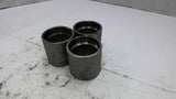 1 1/2 Stainless Steel Pipe Coupling Lot of 3