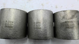 1 1/2 Stainless Steel Pipe Coupling Lot of 3