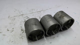 1 1/2 Stainless Steel Pipe Coupling Lot of 3