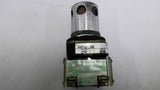 Allen Bradley 800T-QALIOR Illuminated Push Button Switch Amber
