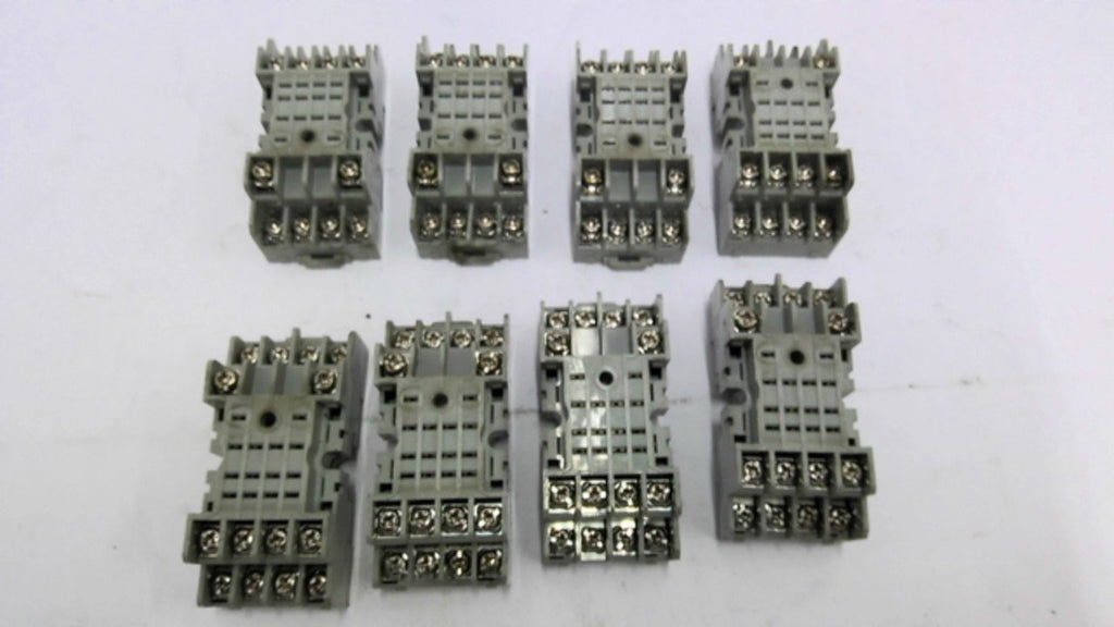 Square D Class 8501 Type NR45 Relay Sockets Set of 8