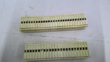 Ideal 89-081 Screw Type Terminal Block Lot Of 50