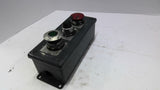 3-Hole Pushbutton Enclosure Steel Type