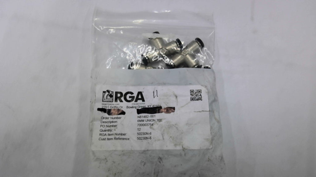 RGA 50230N-6 Union Tee 6 MM Pack of 11