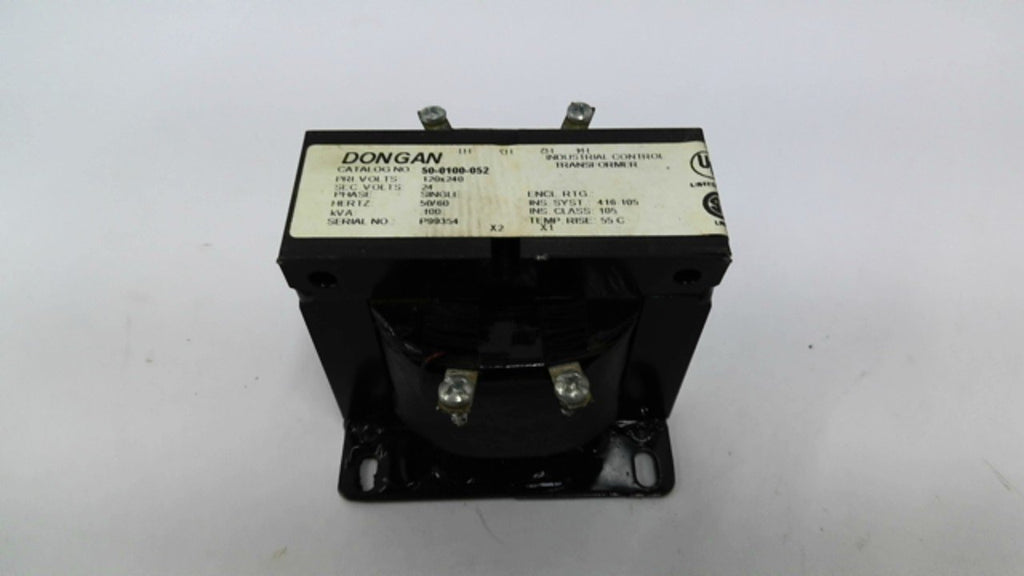 Dongan Industrial 50-0100-052 75.00former 120/240V 50/60HZ .100K.V.A
