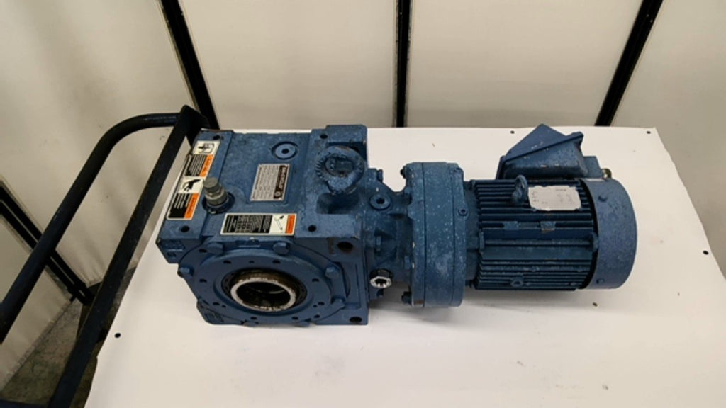 Sm-Cyclo LHYMS08-4A120YB-Y1-249 Hollowshaft Gearmotor 249:1 7Rpm 3/4Hp 230/460V