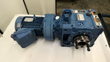 Sm-Cyclo LHYMS08-4A120YB-Y1-249 Hollowshaft Gearmotor 249:1 7Rpm 3/4Hp 230/460V