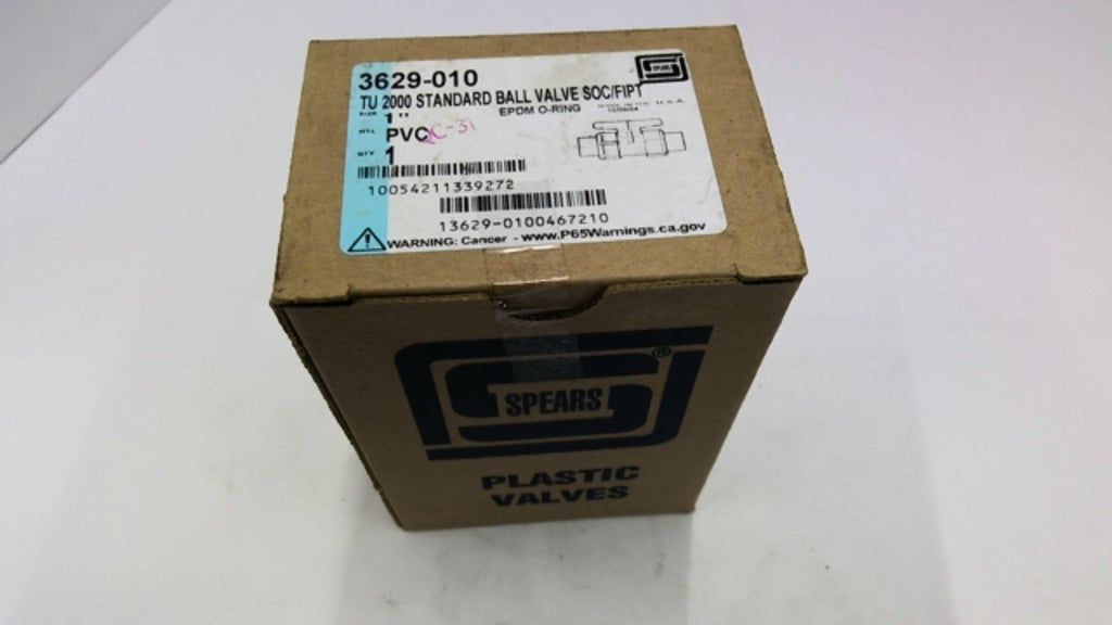 Spear TU2000 Standard Ball Valve 1" SOC FIPT