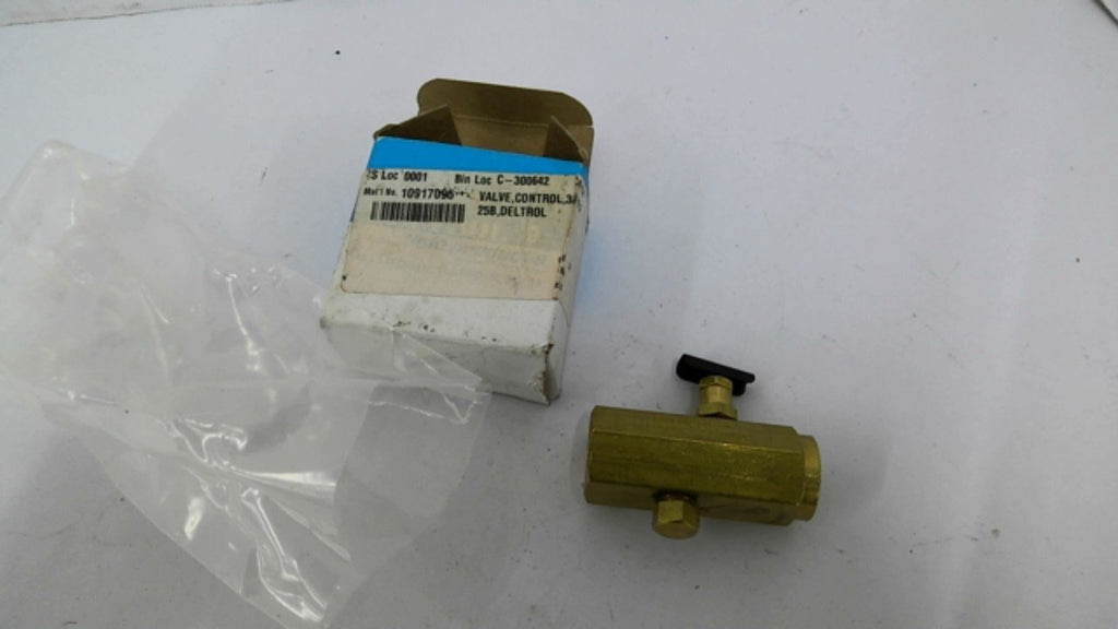 Deltrol Fluid Products F-25-B Brass Flow Control Valve 3/8" NPT