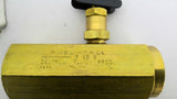 Deltrol Fluid Products F-25-B Brass Flow Control Valve 3/8" NPT