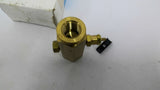 Deltrol Fluid Products F-25-B Brass Flow Control Valve 3/8" NPT