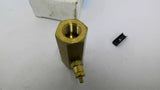 Deltrol Fluid Products F-25-B Brass Flow Control Valve 3/8" NPT