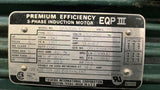 Toshiba 6FA005L10C 5Hp Ac Motor 1200Rpm 6P 3Ph 215T 230/460V Tefc 60Hz