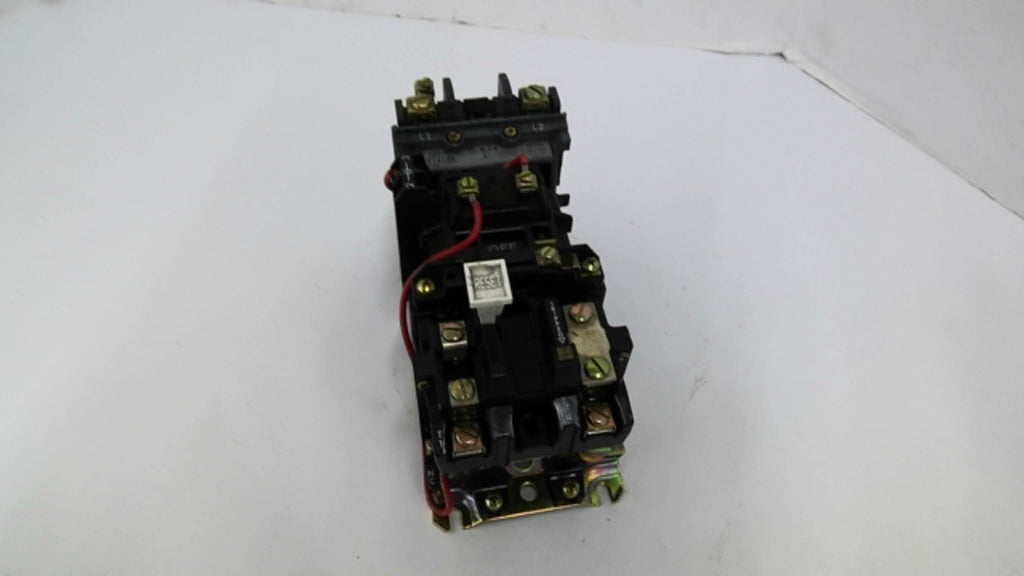 Allen Bradley 509-AOXD 509 Size 0 2-Pole Series Magnetic Motor Starter