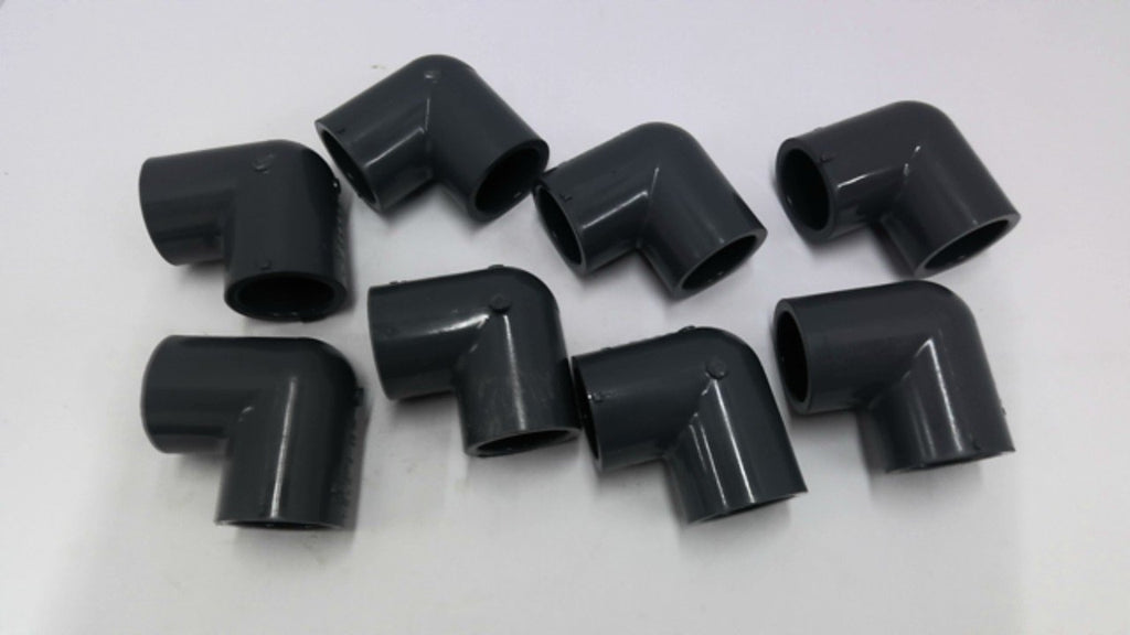Lasco PVC Schedule 90 degree elbow fitting Lot of 8
