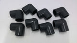 Lasco PVC Schedule 90 degree elbow fitting Lot of 8