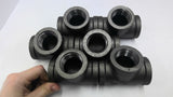 TEE Black Malleable Iron Pipe Fitting 1" Lot of 6