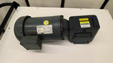 Boston HUTF-W65412 Gearmotor 1Hp 25:1 Ratio 208-230/460V 3Ph 60Hz Tefc 143/5Tc