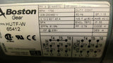 Boston HUTF-W65412 Gearmotor 1Hp 25:1 Ratio 208-230/460V 3Ph 60Hz Tefc 143/5Tc